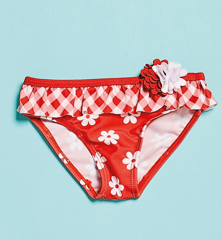 Costume slip per neonata ROSSO