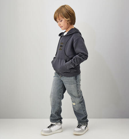Denim ragazzo 100% cotone BLU