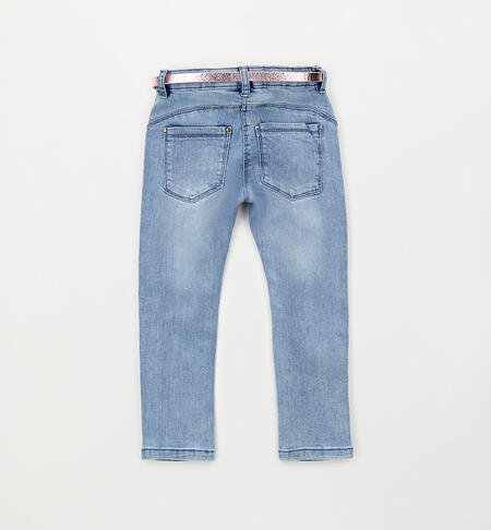 Denim slim per bambina LAVATO CHIARISSIMO-7300
