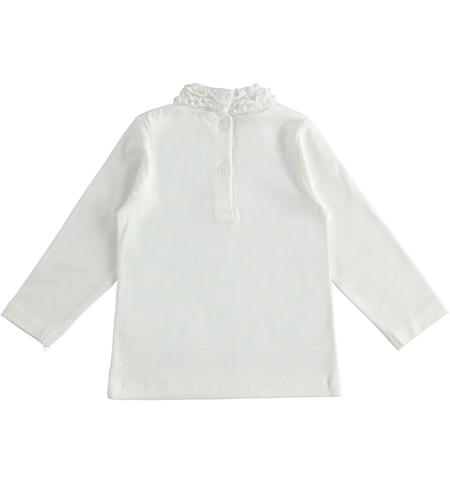 Dolcevita bambina con ruches - da 9 mesi a 8 anni iDO PANNA-0112