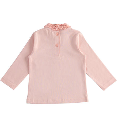 Dolcevita bambina con ruches - da 9 mesi a 8 anni iDO ROSA-2513
