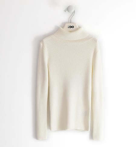 Dolcevita ragazza in tricot - da 8 a 16 anni iDO PANNA-0112