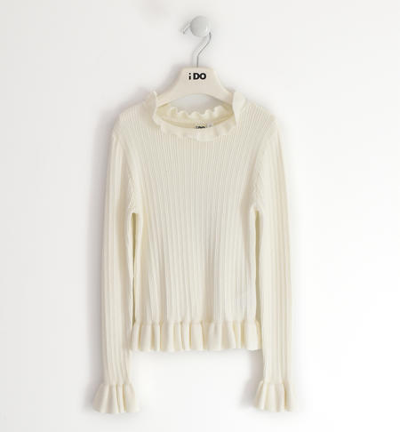 Dolcevita ragazza in tricot PANNA