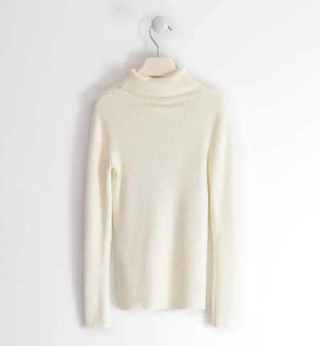 Dolcevita ragazza in tricot - da 8 a 16 anni iDO PANNA-0112
