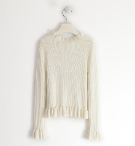 Dolcevita ragazza in tricot - da 8 a 16 anni iDO PANNA-0112