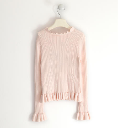 Dolcevita ragazza in tricot - da 8 a 16 anni iDO ROSA-2522