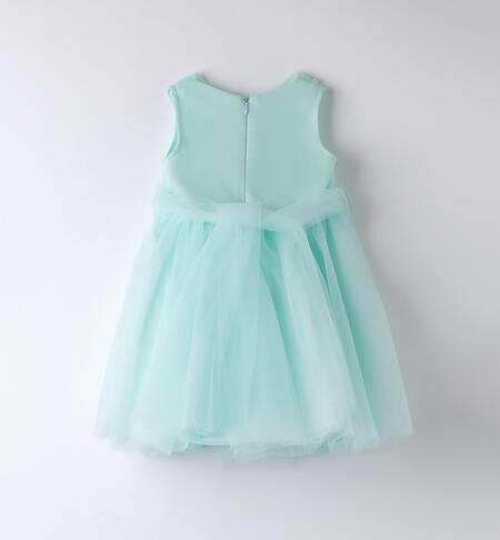 Girls' elegant tulle dress ACQUA-4155