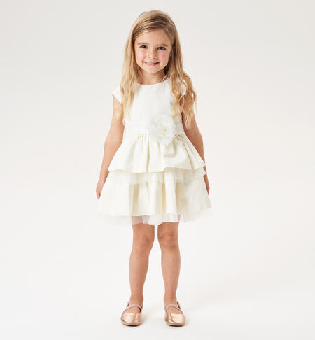 Elegante abito cerimonia bambina PANNA