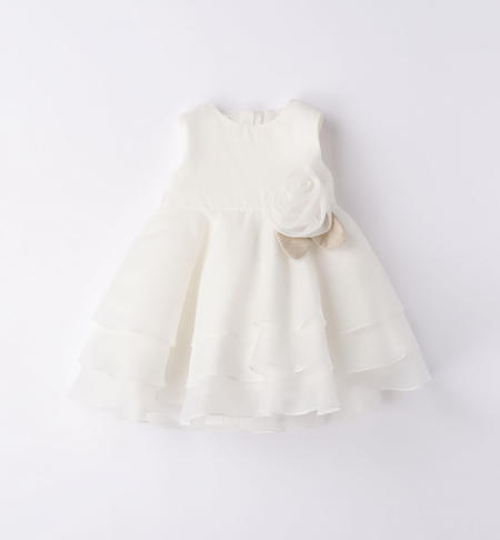 Elegant iDO baby girl dress from 1 to 24 months PANNA-0112