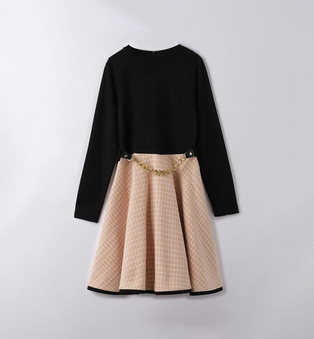 iDO elegant dress for girls from 8 to 16 years NERO-0658