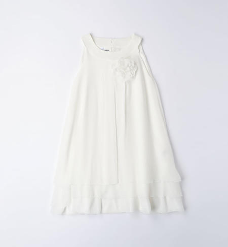 Elegant iDO girl's dress with flower from 8 to 16 years PANNA-0112