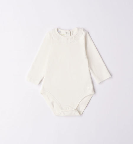 Elegante body manica lunga neonata da 1 a 24 mesi iDO PANNA-0112