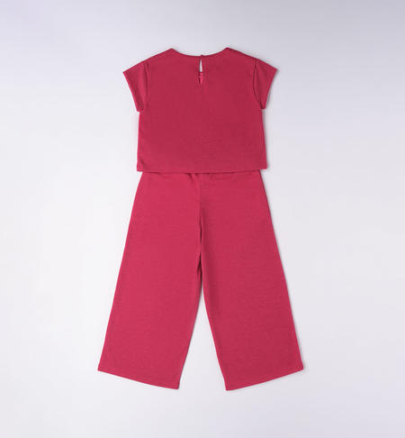 Elegant iDO outfit for girls from 8 to 16 years FUXIA-2437