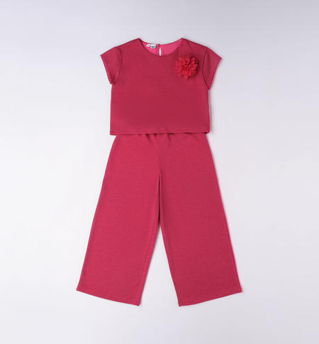 Elegant iDO outfit for girls from 8 to 16 years FUXIA-2437