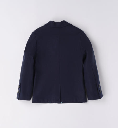 iDO elegant linen jacket for boys from 9 months to 8 years NAVY-3854