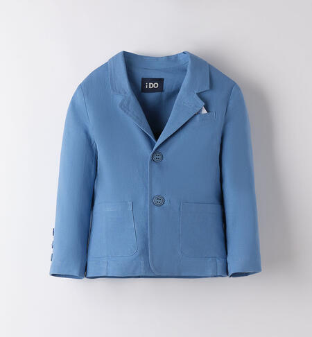Boys' elegant jacket in a linen blend AVION-3724