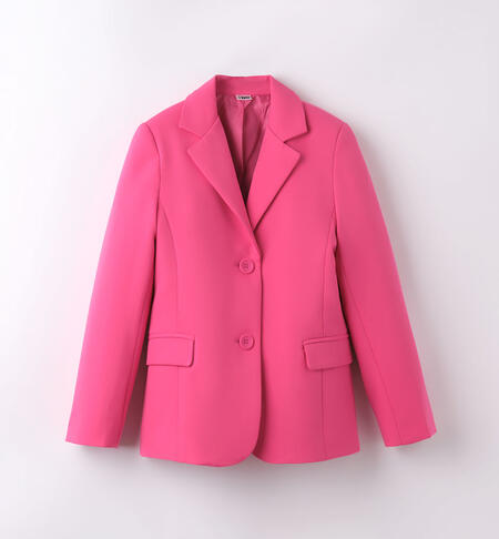 iDO elegant jacket for girls aged 8 to 16 years FUXIA-2443