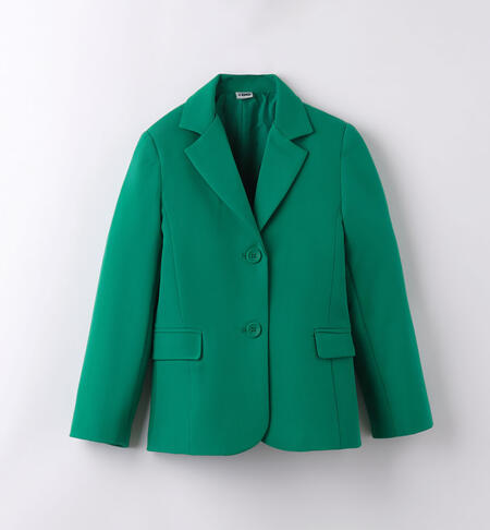 iDO elegant jacket for girls aged 8 to 16 years VERDE-5056