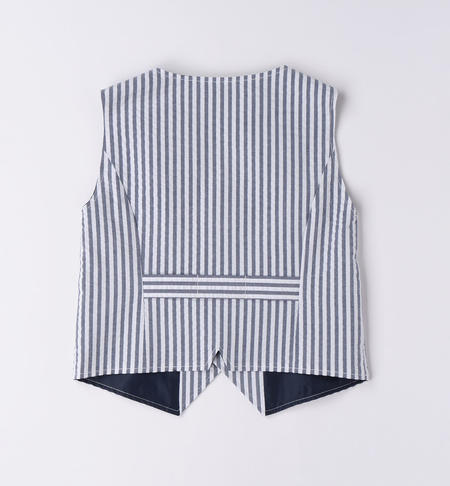 Elegante gilet ragazzo in cotone da 8 a 16 anni iDO NAVY-3854