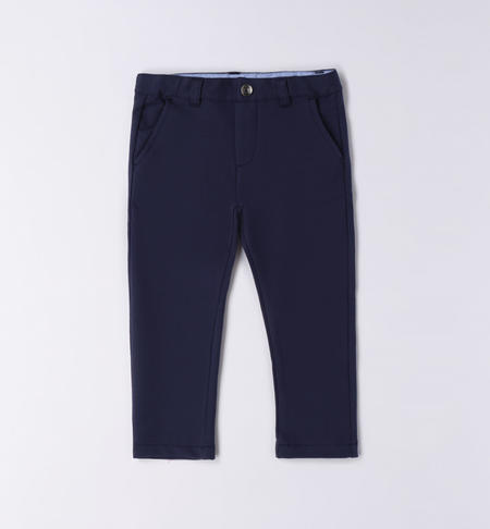 Elegante pantalone in felpa per bambino BLU