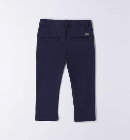 Elegante pantalone in felpa per bambino da 9 mesi a 8 anni iDO NAVY-3854