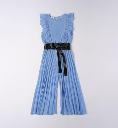 Elegante tuta ragazza da 8 a 16 anni iDO AZZURRO-3624