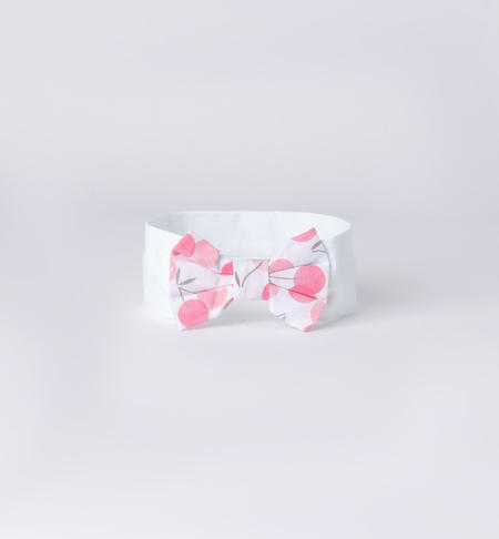 Fascia capelli neonata varie fantasie BIANCO
