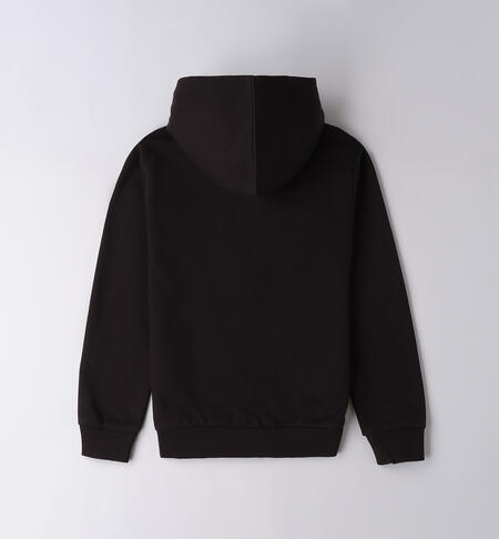 Felpa 100% cotone bambino  NERO-0658