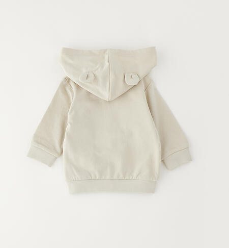 Felpa 100% cotone per neonato BEIGE-0172