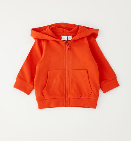 Felpa 100% cotone per neonato ORANGE-2217