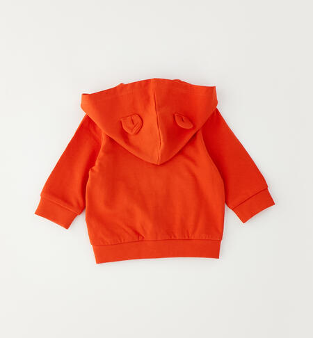 Felpa 100% cotone per neonato ORANGE-2217