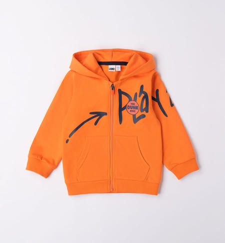 Boy's orange sweatshirt ORANGE