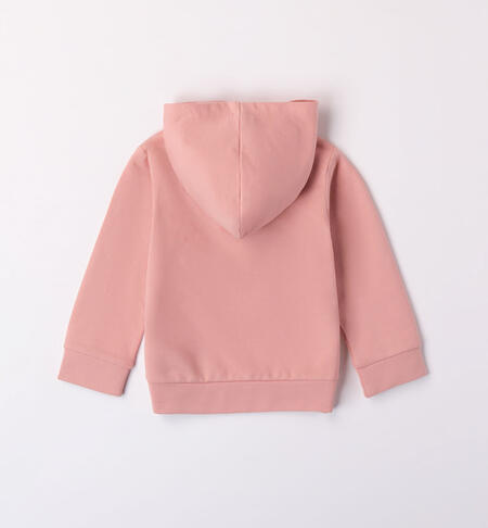 iDO heart sweatshirt for girls from 9 months to 8 years ROSA-2524
