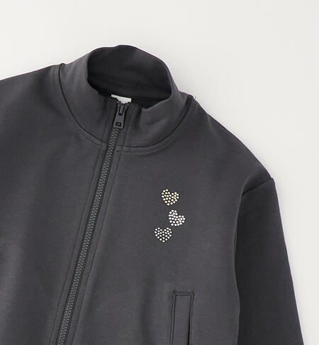 Felpa bambina iDO GRIGIO-0567