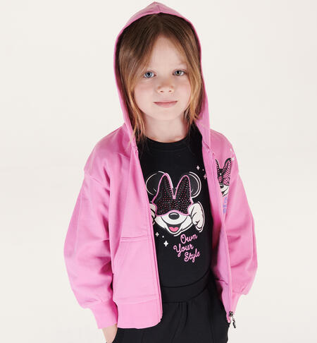 Girls' Minnie hoodie PINK