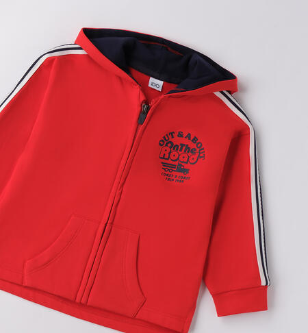 Felpa bambino 100% cotone ROSSO-2236