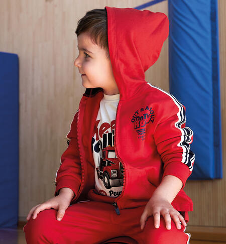 Felpa bambino 100% cotone ROSSO