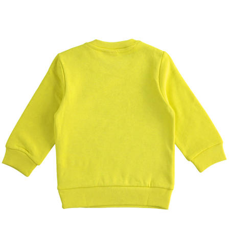 Emoji capsule sweatshirt for boys from 9 months to 8 years iDO GREEN ACID-5262