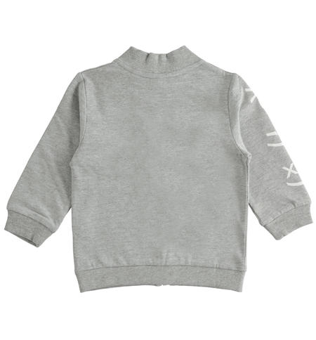 Felpa bambino con zip - da 9 mesi a 8 anni iDO GRIGIO MELANGE-8992