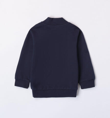 iDO zip-up sweatshirt for boys aged 9 months to 8 years NAVY-3885