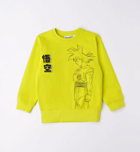 iDO boy's ¿Dragon Ball¿ sweatshirt from 3 to 12 years VERDE ACIDO-5234