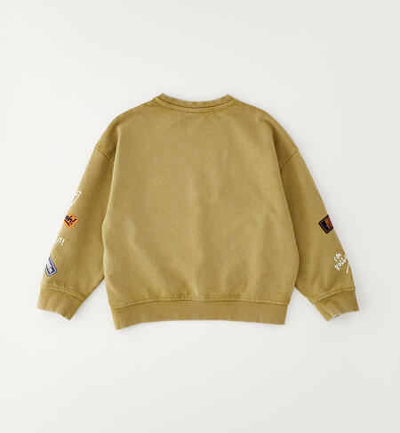 Felpa bambino girocollo BEIGE-0754