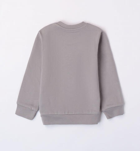iDO space sweatshirt for boys aged 9 months to 8 years GRIGIO-3892