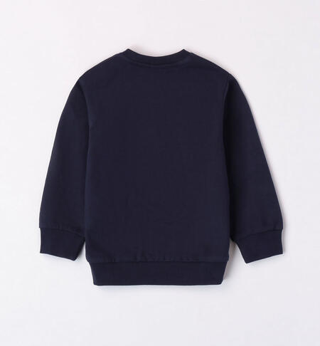 iDO crewneck sweatshirt for boys aged 9 months to 8 years NAVY-3885