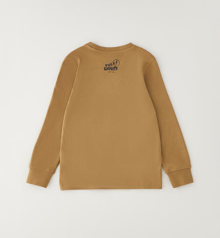 Felpa bambino in cotone BEIGE-0747