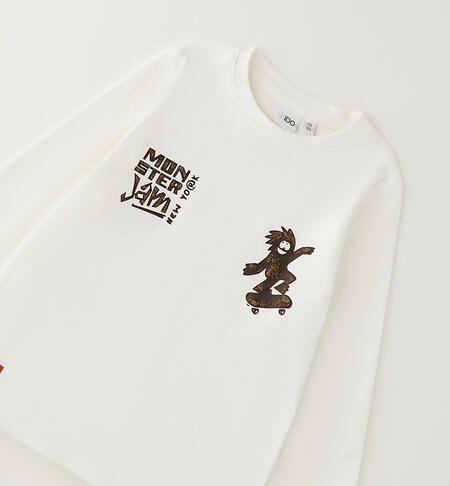 Felpa bambino in cotone PANNA-0112