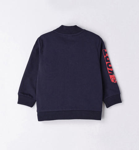 iDO kart sweatshirt for boys from 9 months to 8 years NAVY-3854