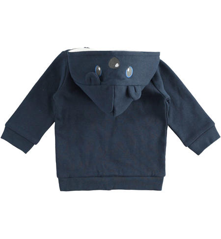 Felpa bimbo con zip - da 1 a 24 mesi iDO  NAVY-3885