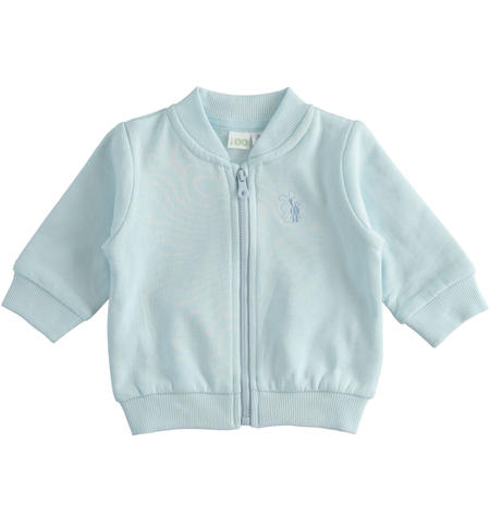 Boy sweatshirt with zip from 1 to 24 months iDO SKY-3871