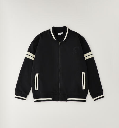 Boy's college sweatshirt BLACK